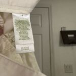 LizGolf Audra Golf Pants Cropped Beige Pockets Size 14 Tan Photo 3