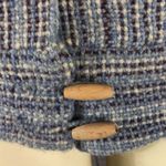 American Vintage  hand woven jacket lined & with wooden toggles size small Photo 5