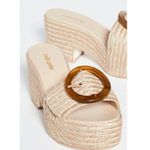 Cult Gaia ππ Cleia Jute Platform Sandals ~ Natural EU 41 Braided Raffia NWT Photo 9