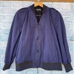 GSTQ Convertible Baseball Jacket Cape Size small In Midnight . Blue Photo 0