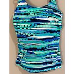 Anthropologie Silhouette Solution Bright Tankini Swim Top Photo 2