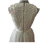 Venus  Couture Pearl Embellished, big Tulle skirt Sleeveless gown Dress size 4 Photo 10