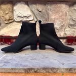 Joie  × Revolve Neely Black Knit Stretchy Block Heel Sock Ankle Boots Booties Photo 2