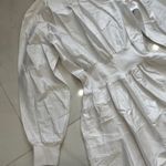 Calvin Klein NWT  White Long Sleeve Button-Down Shirt Dress Photo 6