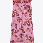 ZARA  jumpsuit romper wide leg sleeveless boho  floral summer vacation casual Photo 12