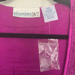 Denim 24/7 Purple Tunic Top Size 14 Purple Photo 4