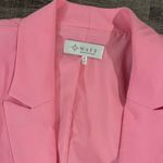 WAYF  One Button Blazer in Bubblegum Pink Photo 2