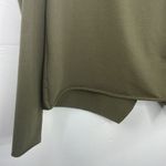 NYDJ  Open Front Sweatshirt Jacket Olive Green Small Photo 11