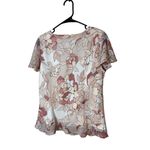 Karin Stevens Vintage 2 Piece Chiffon Skirt Set Floral Size 10 Photo 4