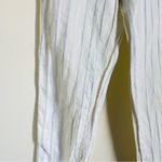 Faherty 100% Linen Pants White Blue Striped size XS Drawstring Lightweight Photo 4