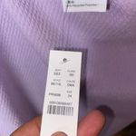 J.Crew New  Lilac Lavender Textured One Shoulder One-Piece Swim Bathing Suit 24 Photo 5