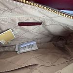 Michael Kors MK Nicole Large Triple Compartment Crossbody- Merlot Photo 9