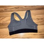 Nike Pro DRI-FIT Sports Bra Women's Size XS Heathered Grey Black Photo 1