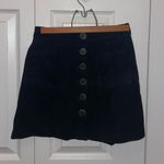 ZARA Black Button Down Mini Skirt Photo 0