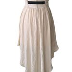 DO+BE peach strapless high low dress Photo 5