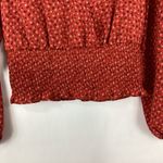 Madewell  Julianne Smocked Waist Top Size Small Photo 3