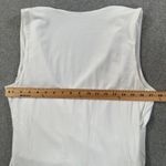 Soft Surroundings Faux Wrap Ruched Tank Top Women's X-Large White V-Neck Photo 8