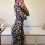 Vintage cheetah print dress the Brown Photo 4