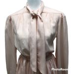 Breckenridge Vintage  Pink Tie Blouse and Skirt Set Size 8 Photo 2