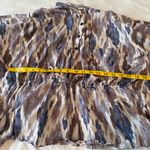 Michael Kors  Kimomo Top Ikat Sleeves Cinched Waist Women’s M No Tag Cotton Photo 5