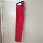 CLUB L LONDON pink Ruched Panel One Shoulder Maxi Dress Size 10 Photo 3