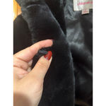 Xhilaration Vintage Y2K Black Faux Fur Cropped Jacket S Glam Holiday Party Photo 4