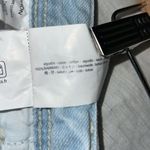 ZARA Denim Jean Maxi Skirt Light Wash Size Large Photo 6