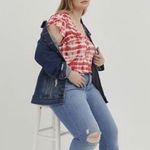 Torrid Rusty Red Tulip Sleeve Georgette Tie Dye Top 2X Photo 1