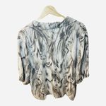 Alfani  Intimates Women’s Pajama Top Size XL Grey Marble Short Sleeve NWT Photo 1