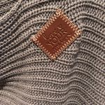 Love Your Melon  Poncho Shawl Knit Sweater Logo Patch Cotton Cozy Ones Size Photo 1