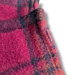 Woolrich Vintage  Cropped Red Plaid Wool Jacket Made In USA Rugged Warm Winter Photo 8