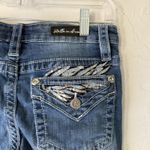 Stella in Dreams Jeans Womens 9 29 Mid Rise Bootcut Sequin Pocket Denim SR116 Blue Photo 8