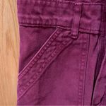 Big Bud Press Short Sleeve Cotton Twill Utility Jumpsuit in Cranberry‎ Size XXS Red Photo 5