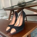 Jeffrey Campbell bullet black suede rose gold cap pointed toe pumps heels 9 Photo 3