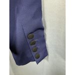 Bebe Blazer Womens 00 Purple One Button Tailored Notch Lapel Lined Jacket Career Photo 6