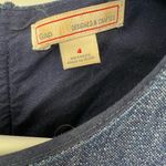 Gap  Designed and crafted denim short sleeve mini dress pockets zipper 4 casual Photo 2