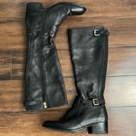 LK Bennett L.K. Bennett Carole Black Stretch Leather Knee Boots - Size 5.5 / 36 Photo 1