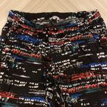 Splendid Women’s Black with Design Elastic Tie Zippered Pants Photo 1