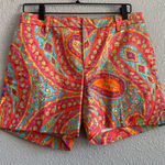 Ralph Lauren Lauren  Paisley Shorts Size 6 Photo 0