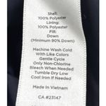 Talbots  Puffer Down Vest Woman's Size Large Navy Quilted Outdoor Photo 4