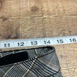 Free People  | Women's Preppy Black Brown Molly Plaid Slim Trouser Pant Sz 6 Photo 4