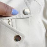 Cuyana Women's Linen Moto in‎ Cream Jacket Size Large Tan Photo 3