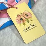 Entro NWT Pastel Colorful Halter Maxi Dress size M sleeveless watercolor wedding guest Photo 2