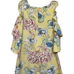 Umgee Floral Pattern Cold Shoulder Top Size Small Photo 3