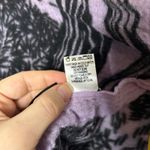 STINE GOYA Wool Scarf Malis Shawl Purple Black Abstract Winter Maximalist Wrap Photo 5