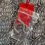 Jennifer Lopez Sparkly Chunky Cable Knit Sweater Gray Metallic Beaded Glam NWT! Photo 2