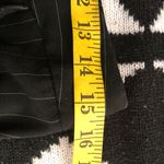 2000s low rise stripped capris shirt cropped pants with lace up details in the back Business in the front, party in the back :) Excellent condition Size 4 Photo 2