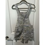 Anthropologie  Pilcro Cut-Off Short Overalls Size 27‎ Denim Watercolor Photo 3