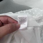 Krazy Kat Popover Womens Blouse 2XL White 3D Polka Dot Ruffle Cottage Core Fairy Photo 10