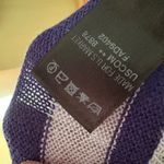 Loro Piana  Purpel Striped Linen Silk Blend Top Size 44 / 8 Photo 6